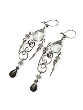 PERUVIAN Alpaca Silver Earrings Boho